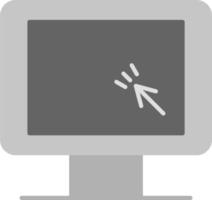 monitor de icono de vector