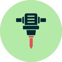 Drill Hole Machine Vector Icon