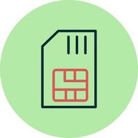 Sim Card Vector Icon