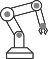 Robot Arm Vector Icon