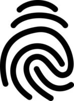 Fingerprint Vector Icon