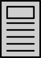 icono de vector de documento