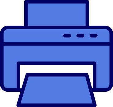 icono de vector de impresora