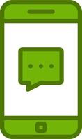 Phone Chat Vector Icon