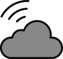 nube Wifi vector icono