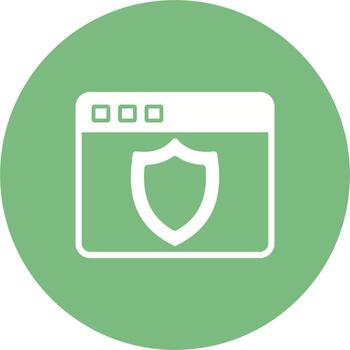 icono de vector de seguridad web