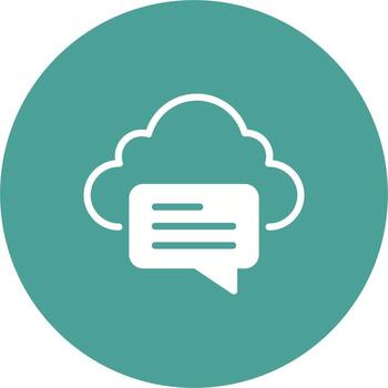 icono de vector de mensaje