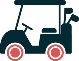 Golf cart Vector Icon