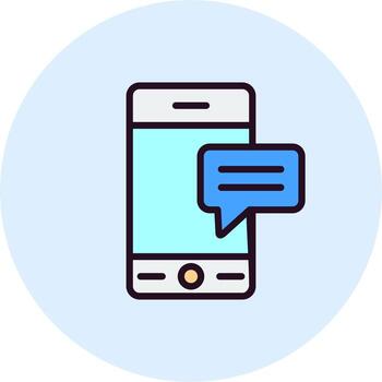 icono de vector de mensaje