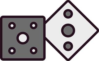 Dices Vector Icon