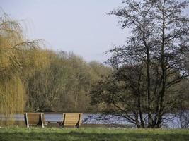 lake in the german munsterland photo