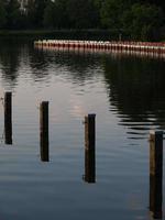 pequeño lago en Alemania foto