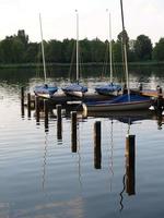 pequeño lago en Alemania foto