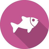 icono de vector de pescado