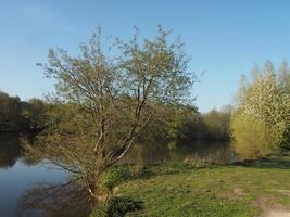 lake in the german munsterland photo