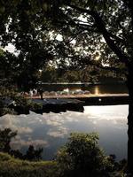 pequeño lago en Alemania foto