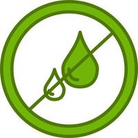 No liquids Vector Icon