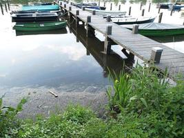 pequeño lago en Alemania foto