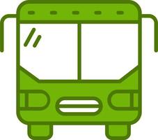 icono de vector de bus