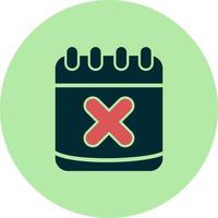 Cancel Event Vector Icon