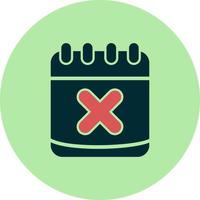 Cancel Event Vector Icon