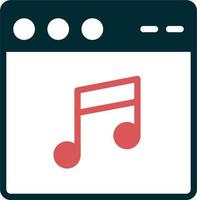 icono de vector de navegador web