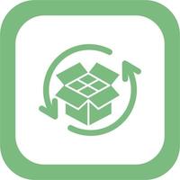 icono de vector de retorno