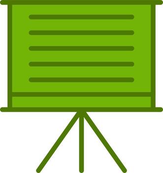 icono de vector de presentación