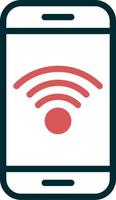 icono de vector de señal wifi