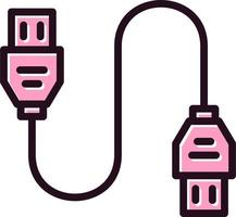 Data Cable Vector Icon