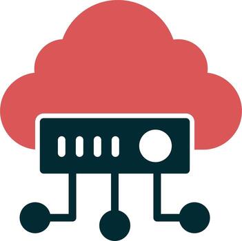 Cloud Network Vector Icon