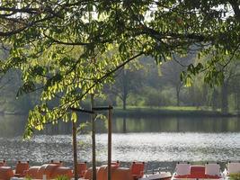 lake in the german munsterland photo