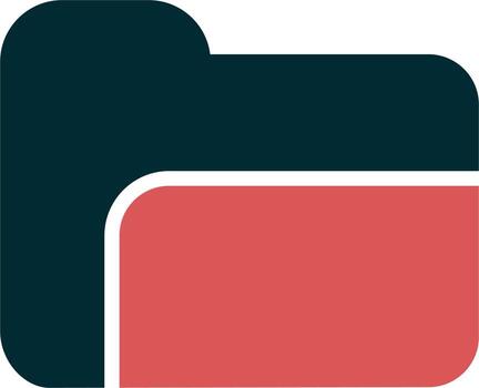 icono de vector de carpeta