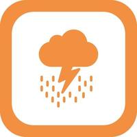 Thunder Vector Icon