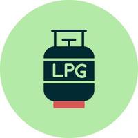 Gas Cylinder Vector Icon