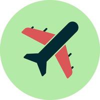 icono de vector de avión