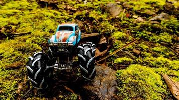 Minahasa, Indonesia  saturday, 10 December 2022, Amazing Monster Off-road Car Toy photo