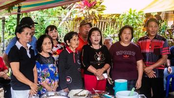 south minahasa, Indonesia  January 2023, the family get together on holidays photo