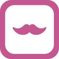 Mustache Vector Icon