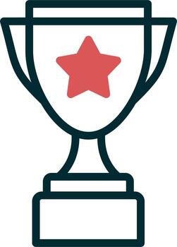 trofeo vector icono