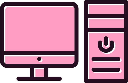 Computer Vector Icon
