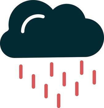 icono de vector de nube