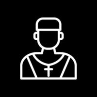 diseño de icono de vector de sacerdote