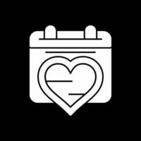 diseño de icono de vector de fecha romántica