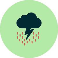 Thunder Vector Icon