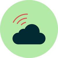 cloud wifi Vector Icon