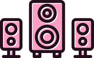 música altavoz vector icono