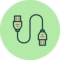 Data Cable Vector Icon