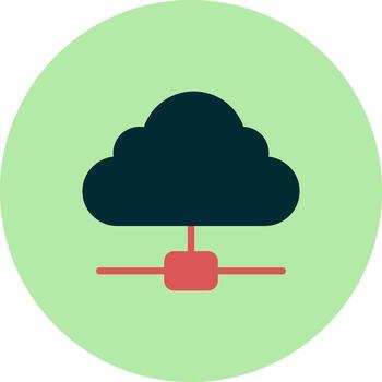 Cloud Computing Vector Icon