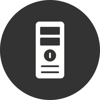 icono de vector de cpu